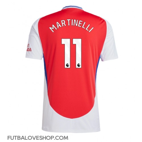 Dres Arsenal Gabriel Martinelli #11 Domáci 2024-25 Krátky Rukáv